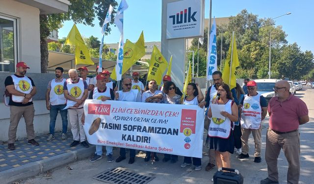 Adana BES, "TÜİK Protestoları: Ekonomik Politikalara Karşı Kamu Emekçilerinden Güçlü İtiraz"