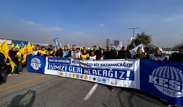 KESK'in Ankara’da “Geçinemiyoruz” Mitingi: Emekçiler Yoksulluğa Karşı Birlikte Yürüyor