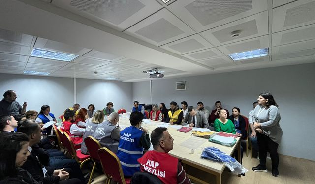 BALCALI HASTANESİNDE DEPREM TATBİKATI YAPILDI