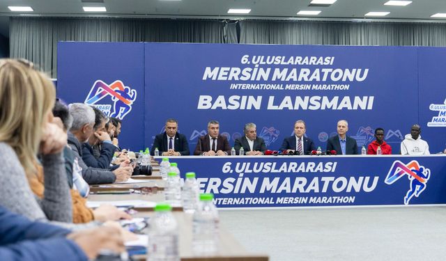 6. Uluslararası Mersin Maratonu Basın Lansmanı