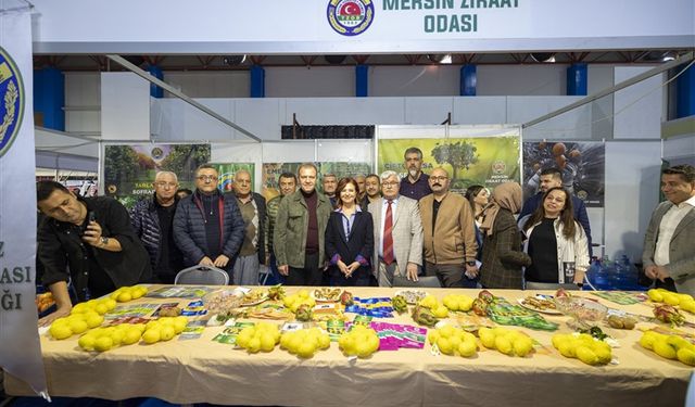 BAŞKAN SEÇER VE MERAL SEÇER, ‘MERSİN TARIM FUARI’NI ZİYARET ETTİ