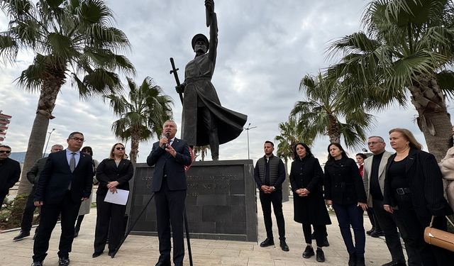 Şehit Asteğmen Kubilay, Kozan’da adına yapılan anıtın önünde anıldı