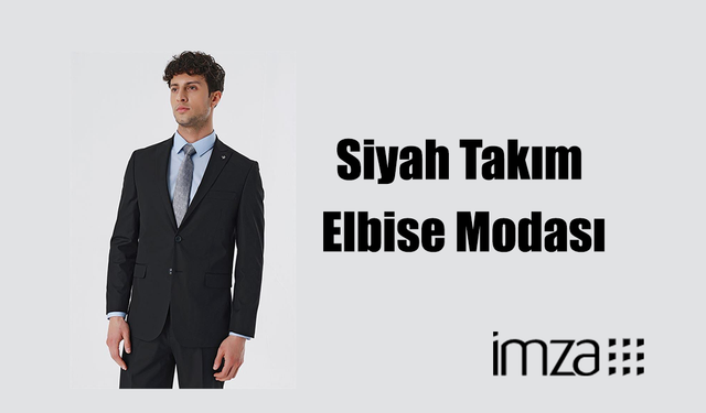 Siyah Takım Elbise Modası