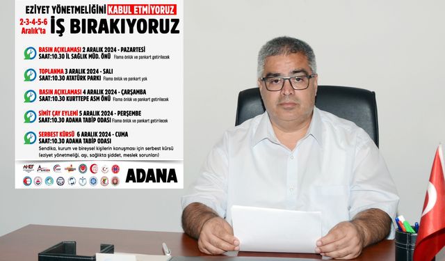 UZM. DR. POLATÖZ, “SAĞLIK ONURU İÇİN AİLE HEKİMLERİ 5 GÜN İŞ BIRAKIYOR!”