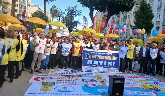 Mersin'de Emek ve Sağlık Örgütleri 5.Gün de Alanlardaydı