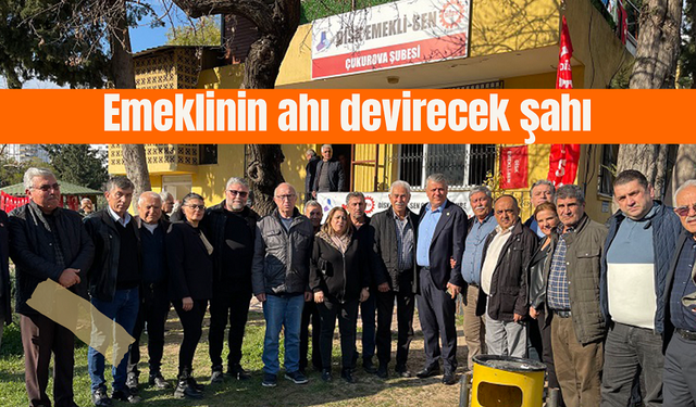 CHP'li Ayhan Barut, Adana'da Emeklilerle Buluştu: "Emeklisinden İşçisine Tüm Halkımız AKP'ye Hesap Soracak"