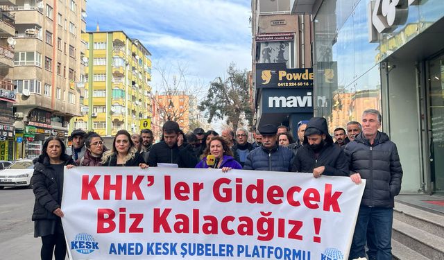 KESK Amed Şubeler Platformu; 119. Hafta da "KHK'lar Gidecek Biz Kalacağız" Açıklaması Yaptı