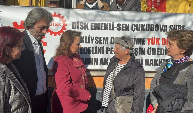 Müzeyyen Şevkin’le görüşen emekliler, “İnsanca yaşamak istiyoruz” serzenişinde bulundu