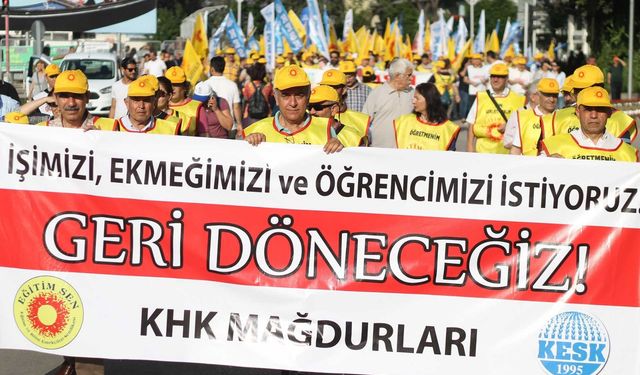 KHK’lı Eğitim Sen üyeleri; "Sendikamızın desteği ve dayanışması, asla unutamayacağımız bir değerdir"