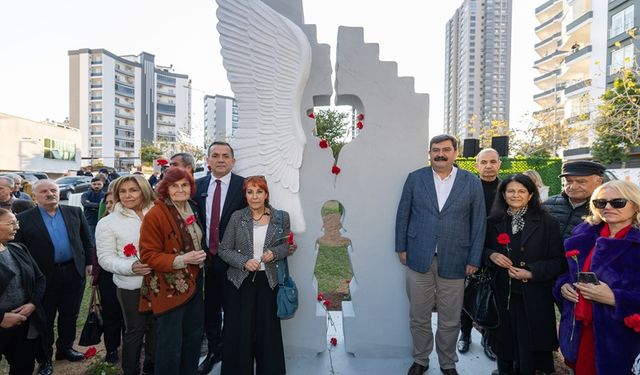 Mersin Yenişehir’de depremde kaybolan çocuklar anısına anıt yapıldı