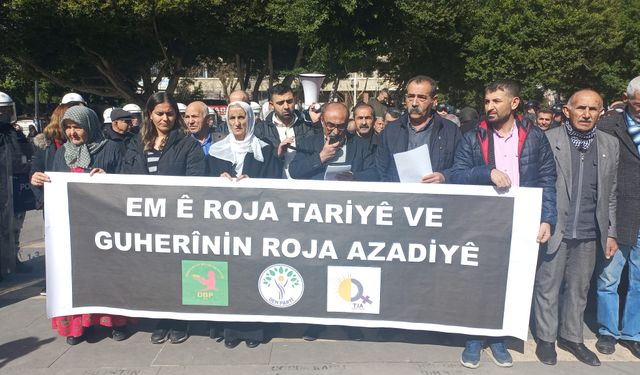 DEM Parti Adana İl Eşbaşkanı Seyfettin Aydemir: "Van Belediyesi Halkındır, Darbeye Geçit Vermeyeceğiz"