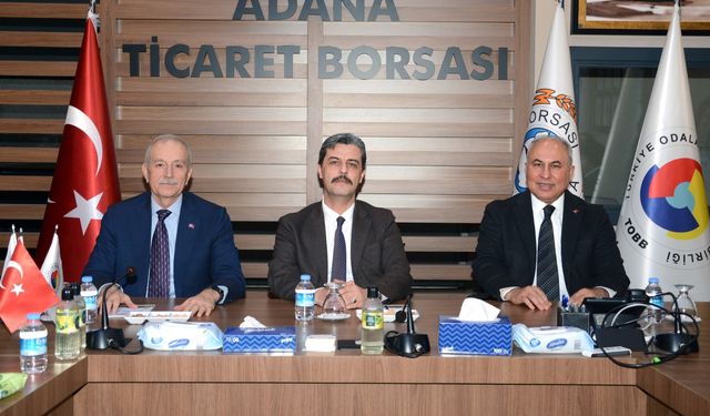 Adana Defterdarı Ahmet Balıkcı’dan ATB’ye İade-i Ziyaret