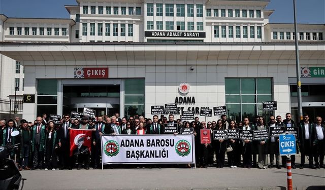 Adana Barosu, “BAROLAR SUSARSA HUKUK SUSAR, ADALET SUSAR”