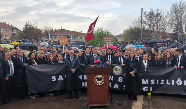 TBB Başkanı Erinç Sağkan: “Mahkeme salonlarında artık adaletin sesi değil, suskunluğu yankılanıyor"