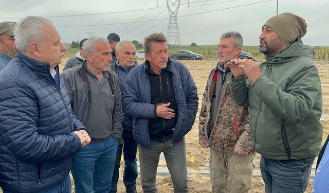 CHP’li Bakıroğlu’na dert yanan çiftçi: “Milli gelirden yıllardır alamadığımız hakkımızı istiyoruz”
