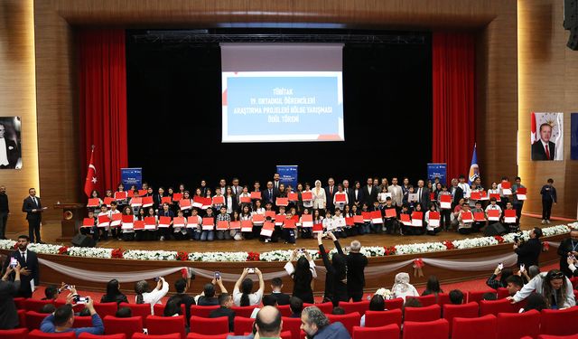 TÜBİTAK Ortaokul Araştırma Projeleri Ödül Töreni Gerçekleştirildi