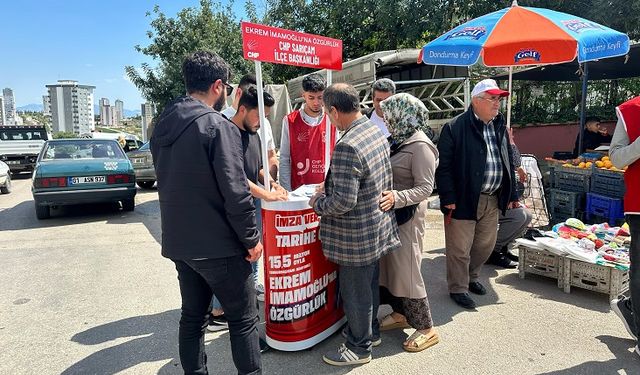 CHP'li Tanburoğlu: “Adanalı Demokrasiye ve Adalete Sahip Çıkıyor”