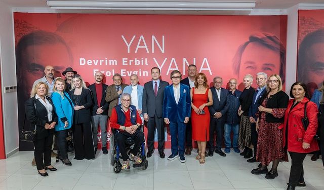 Yenişehir Belediyesi Erol Evgin ve Devrim Erbil'in ortak sergisine ev sahipliği yaptı