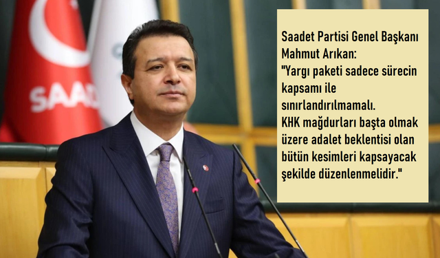 “Yargı Paketi KHK Mağdurlarını da Kapsamalıdır”