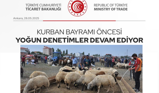 "Kurban Bayramı Öncesi Yoğun Denetimler Devam Ediyor"