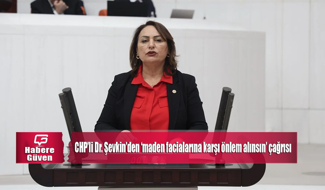 CHP’li Dr. Şevkin’den ‘maden facialarına karşı önlem alınsın’ çağrısı