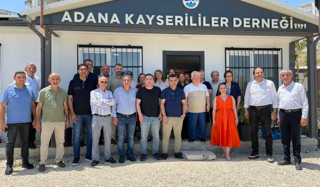 Adana Kayserililer Derneği bürokrat hemşehrilerini ağırladı