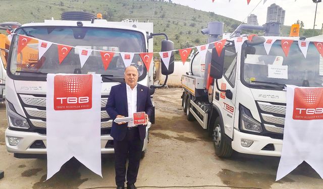 TBB'DEN YÜREĞİR BELEDİYESİ'NE HİBE ARAÇ DESTEĞİ
