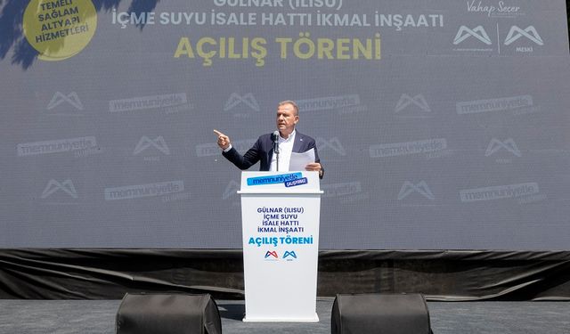 BAŞKAN SEÇER SÖZÜNÜ VERMİŞTİ; GÜLNAR, ILISU SUYUNA KAVUŞTU