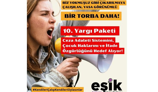EŞİK, 10. Yargı paketi; Bunlar yasa değil, buyruk!