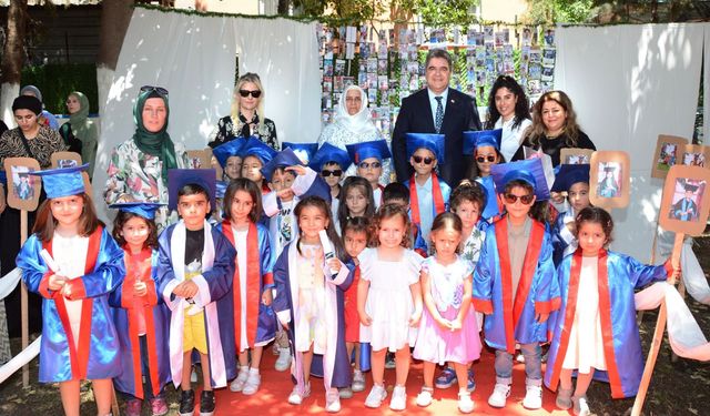 Anaokulu Öğrencileri Mezuniyet Sevinci Yaşadı