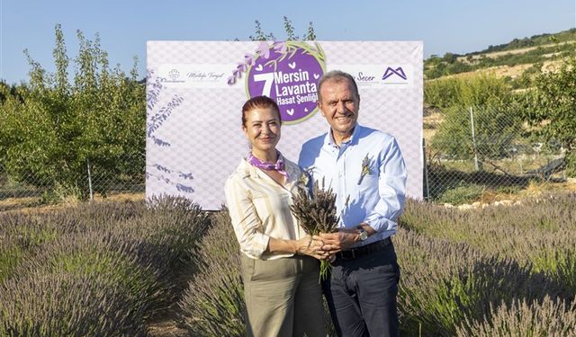 Başkan Seçer Ve Meral Seçer, ‘7. Lavanta Hasat Şenliği’ne Katıldı