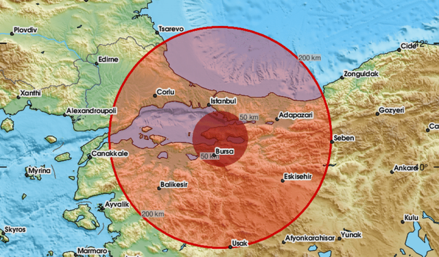 İstanbul'da 4.3 Şiddetinde Deprem Meydana Geldi