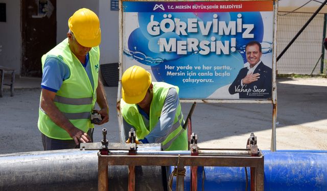 MESKİ, AYDINCIK İLÇESİNİN İÇME SUYU ALTYAPISINI YENİLİYOR