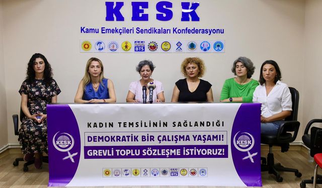KESK: Kadınların müzakere gücünün tanınması ve toplu sözleşmede temsil edilebilmesi için mücadele etmeyi sürdüreceğiz