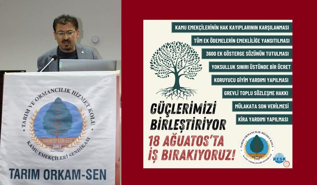 Tarım Orkam-Sen MYK üyesi Mehmet Kaya: Toplu Sözleşme Masası mı Yoksa Yoksullaştırma Masası mı?