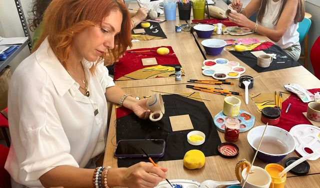 Yenişehir Belediyesinden kadınlara yönelik seramik sanatı eğitimi