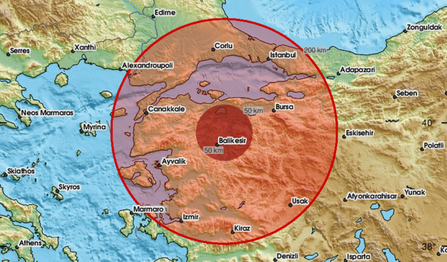 Balıkesir Sındırgı’da 4.9 Büyüklüğünde Deprem!