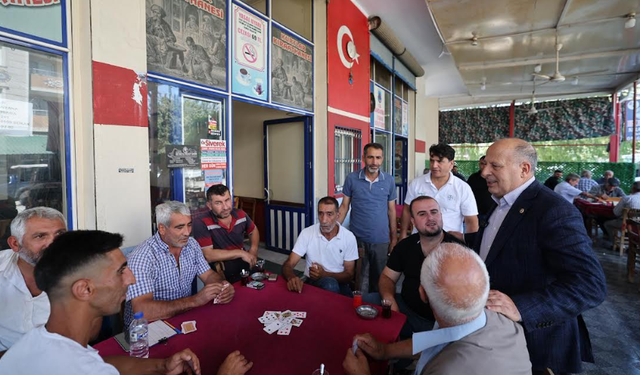 BAŞKAN DEMİRÇALI’DAN DOĞANKENT’TE ESNAF ZİYARETİ