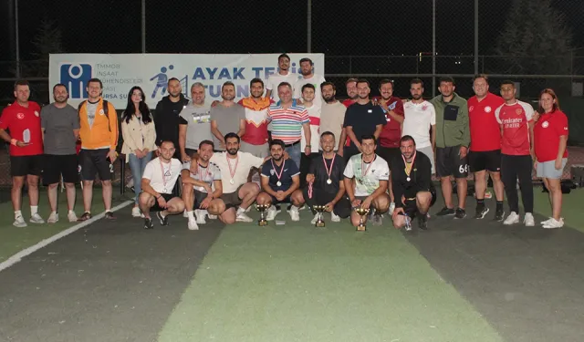 İMO Bursa Şubesi’nden ayak tenisi turnuvası