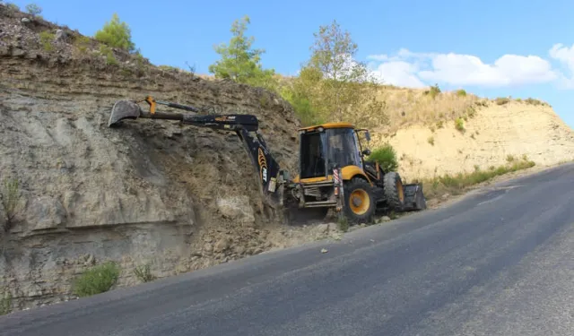 Antalya Manavgat yollarında kış mesaisi