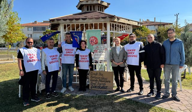 DEM Partili Perihan Koca, Tapeten Mensucat işçilerini ziyaret etti