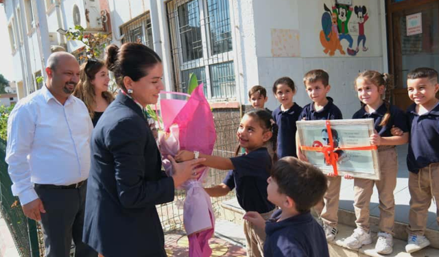 ÇOCUKLARDAN SEVİL BAŞKANA SEVGİ SELİ