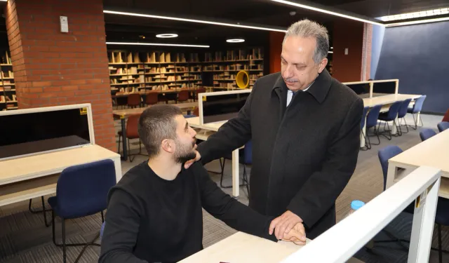 Kayseri Talas kütüphaneleri dolup taşıyor