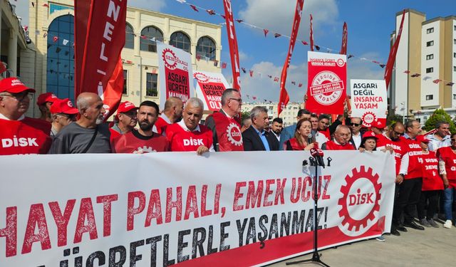DİSK Başkanı Arzu Çerkezoğlu: “Bir avuç zengin için değil, milyonlar için adalet istiyoruz!”
