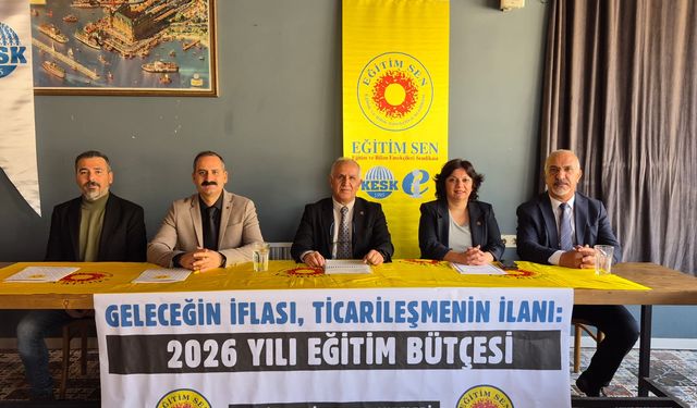 Eğitim Sen: 2026 Bütçesi Eğitim Emekçilerini Yoksullaştırıyor, Kamusal Eğitimi Tasfiye Ediyor