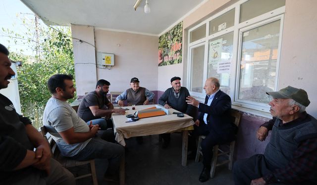 Başkan Ali Demirçalı Kırsal Mahallelere Çıkarma Yaptı