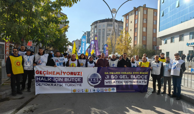 KESK’in Van Mitinginde Barış Sürecine Vurgu: “Bütçe Halktan Yana ve Demokratik Olmalı”