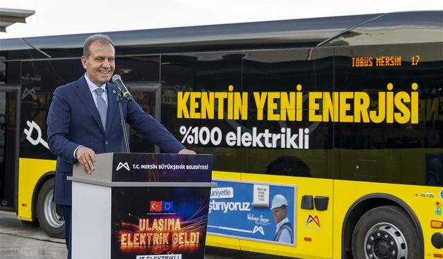 MERSİN BÜYÜKŞEHİR’DEN BİR İLK DAHA; ULAŞIMA ELEKTRİK GELDİ