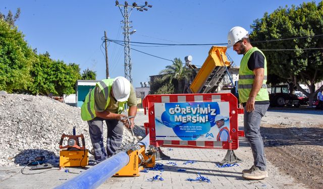 MESKİ, CAMİLİ MAHALLESİ’NDE İÇME SUYU TERFİ HATTINI YENİLEYEREK HİZMETE SUNDU