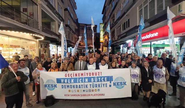 Yoksulluğa, Sömürüye, Adaletsizliğe Karşı, KESK 22 Kasım'da Samsun’da Alanlara Çağırıyor